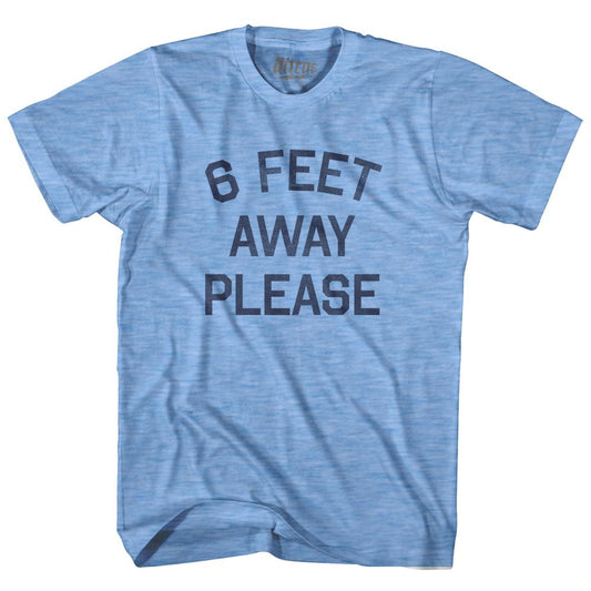 6 Feet Away Please Adult Tri-Blend T-shirt