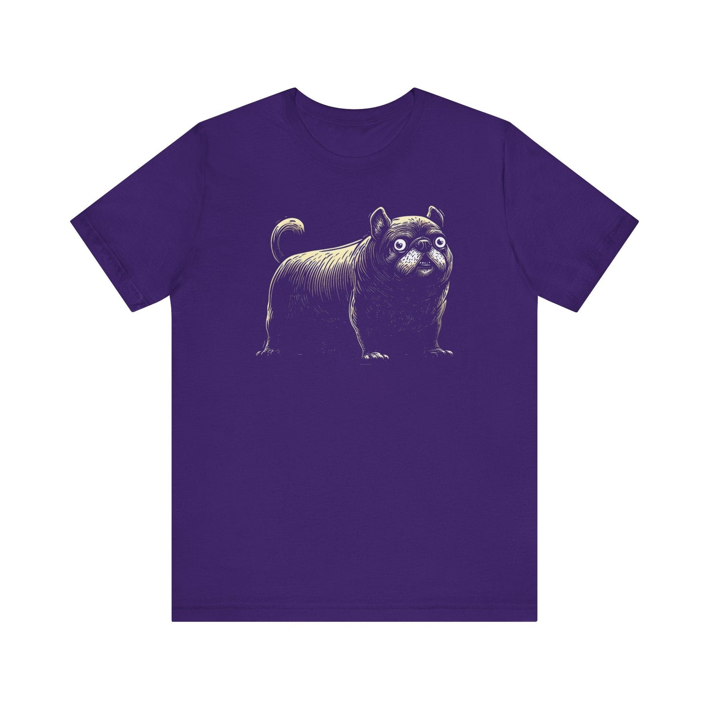 Quirky Pug T-Shirt Ã¢â‚¬â€œ Unique Black Pug Graphic Tee