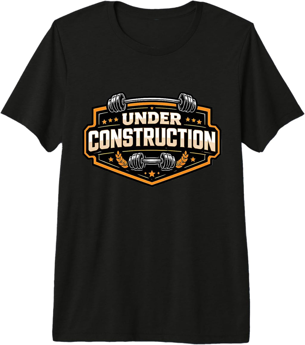 Under Construction Gym Workout Merch