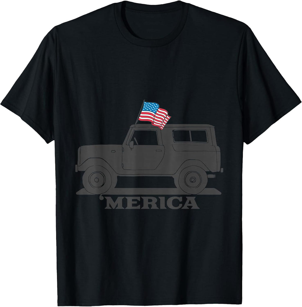Vintage Bronco 4th of July Merica