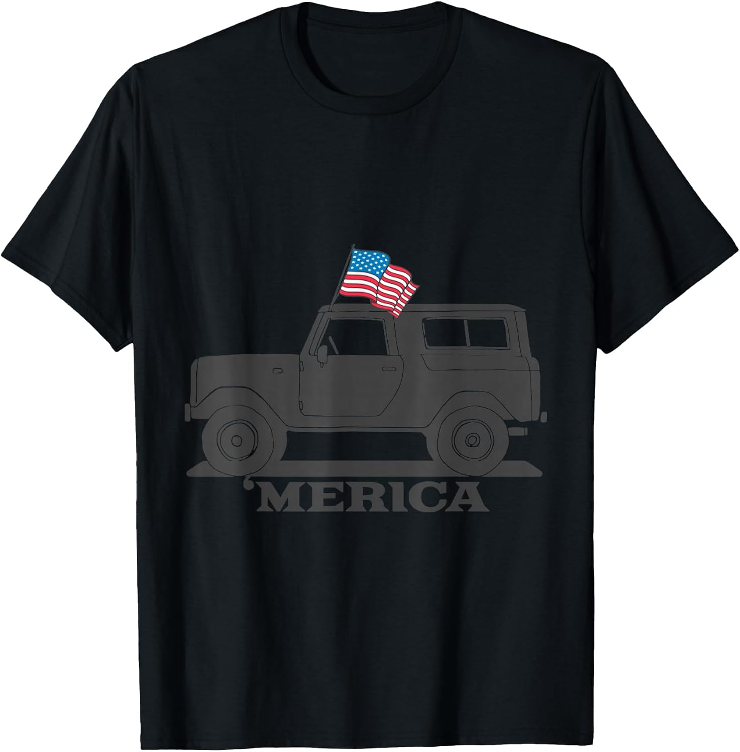 Vintage Bronco 4th of July Merica