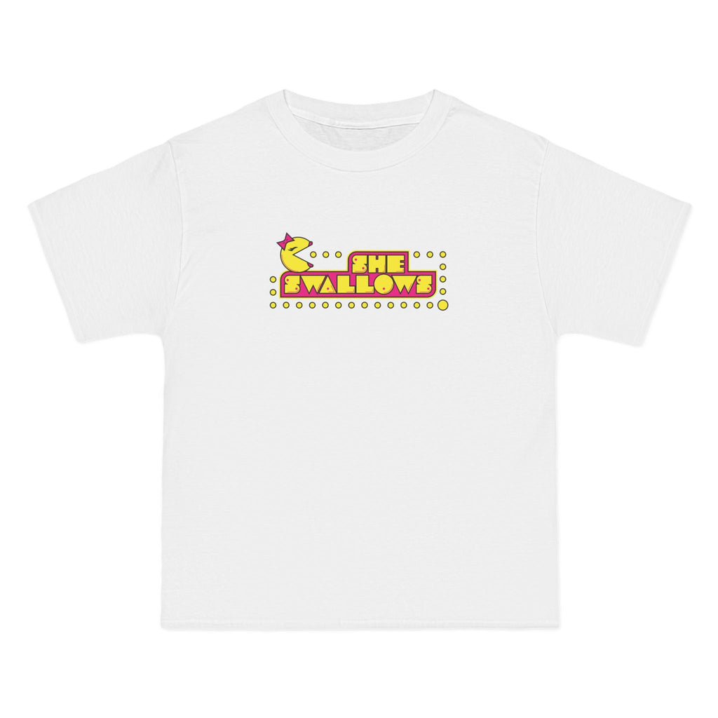 She Swallows - Men's Heavyweight T-Shirt