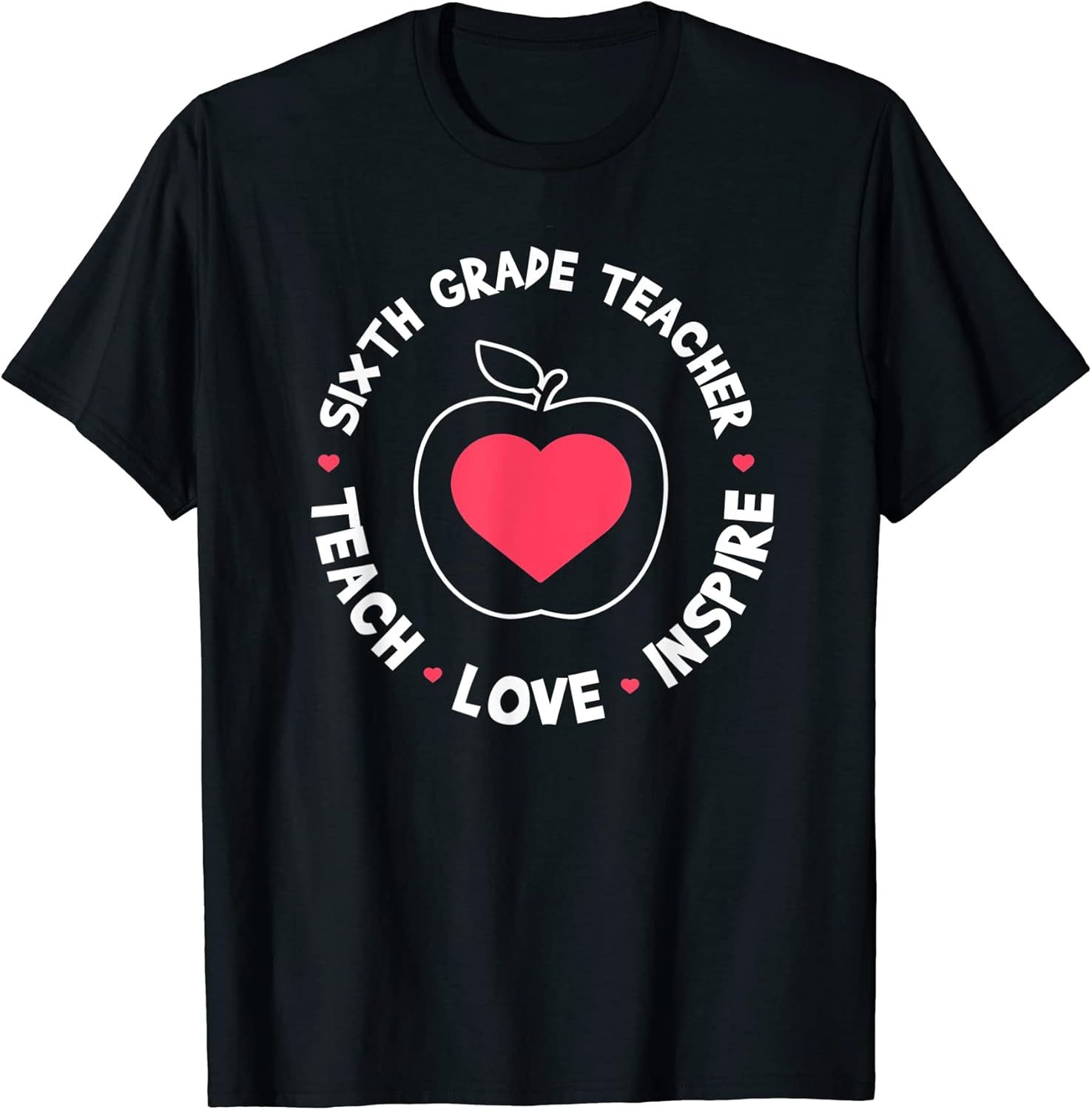 Sixth Grader Cheetah Heart School Merch