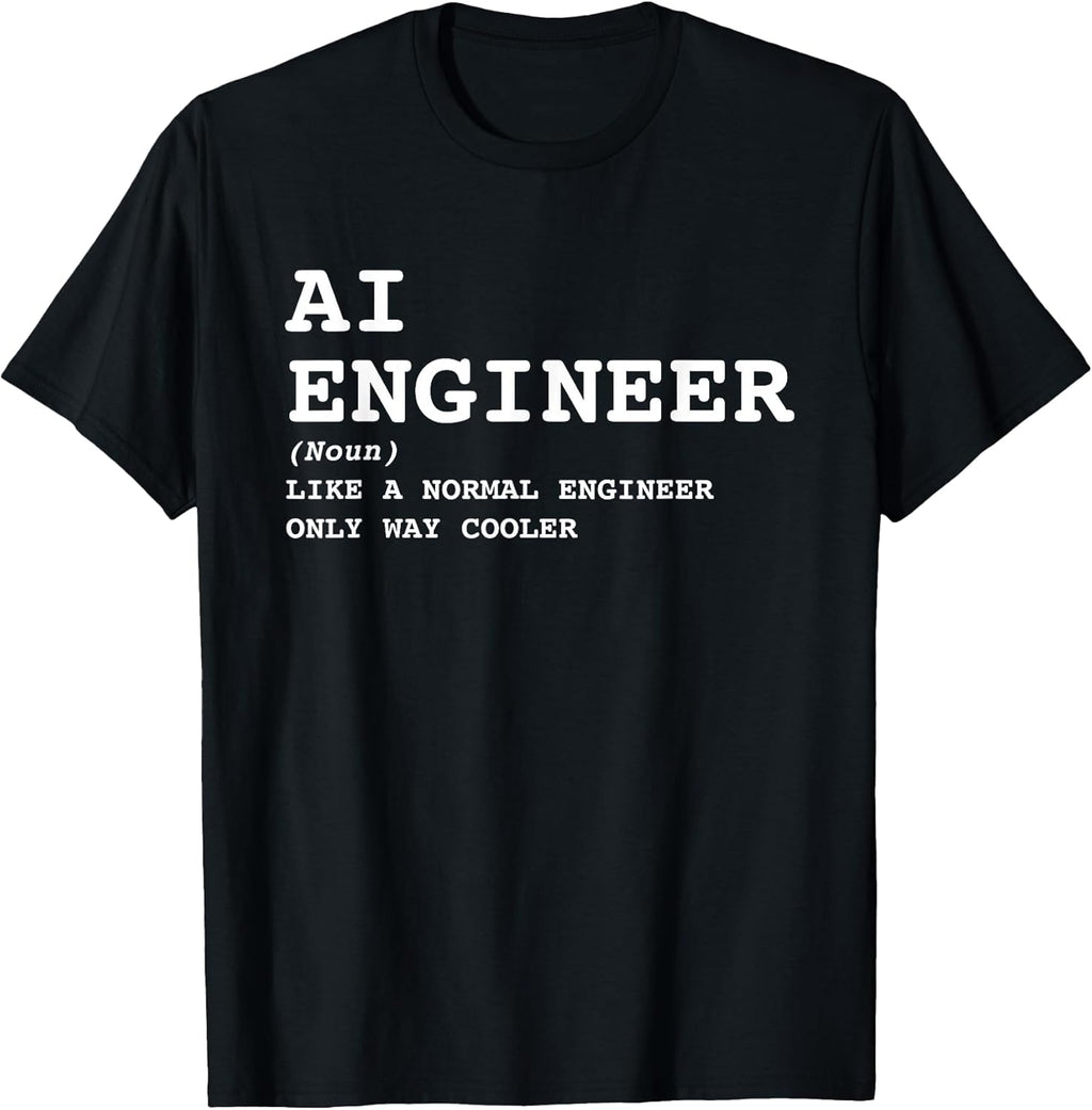 Funny AI Engineer Engineering Merch by BPD