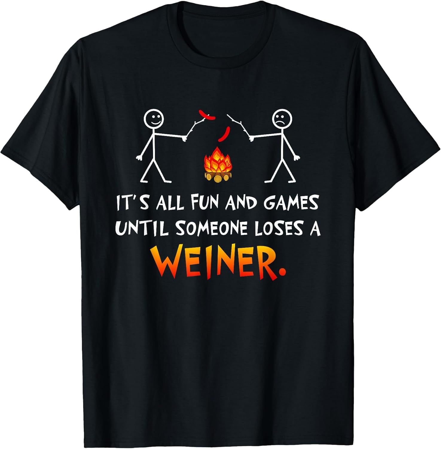 Funny Camping Shirts Campfire Hilarious Saying