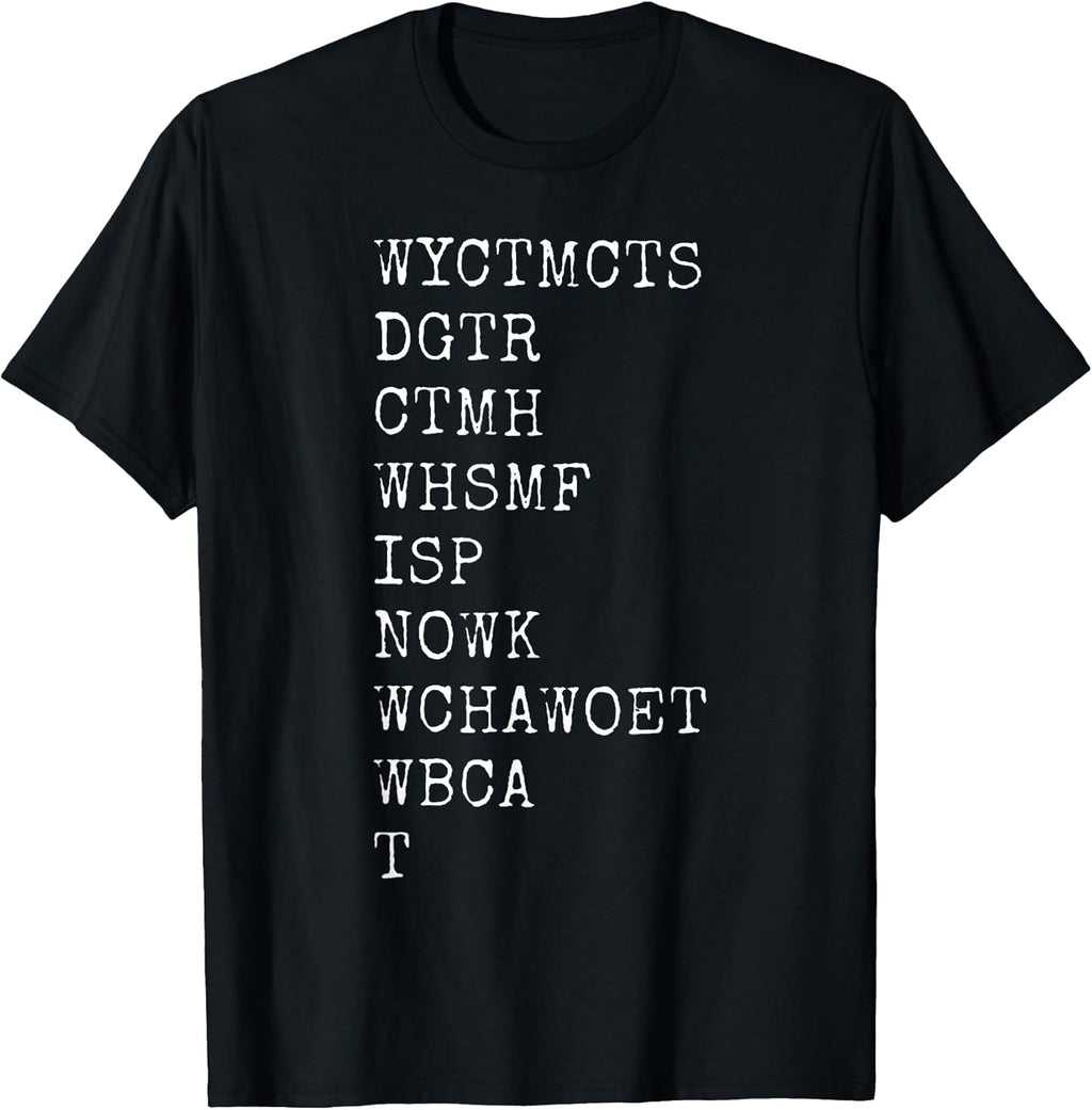 Wyctmcts Dgtr Ctmh Whsmf Isp Nowk By Merch