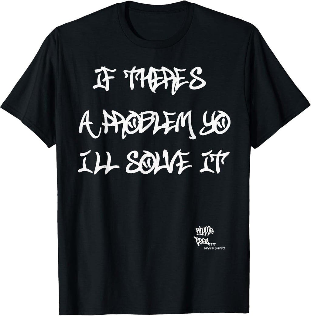 OLD SCHOOL RAP HIP HOP Merch YO I'll Solve it Quote 90's ICE T-Shirt