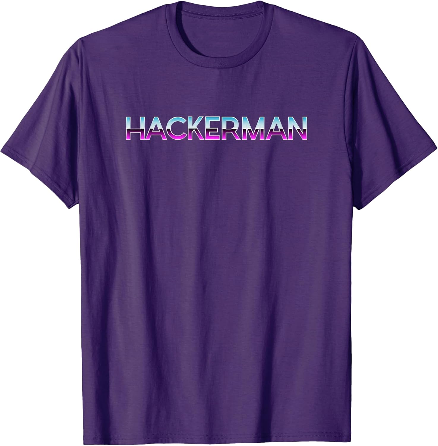 Hackerman Funny Shirt for Hackers White Hat