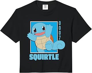Squirtle 007 Character Box Comfort Colors Crop Top