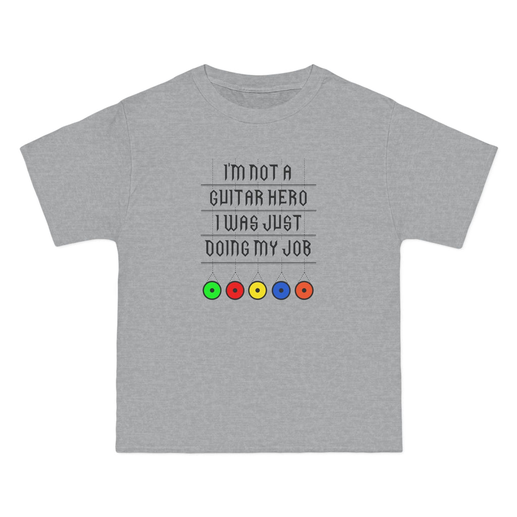 I'm Not A Guitar Hero I Was Just Doing My Job - Men's Heavyweight T-Shirt