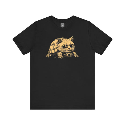 Cat Turtle Graphic Tee Style003