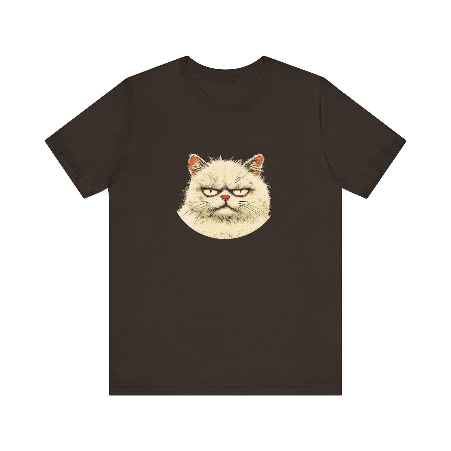 Grumpy Persian Cat Graphic Tee Ã¢â‚¬â€œ Vintage Style Cat Lover Shirt