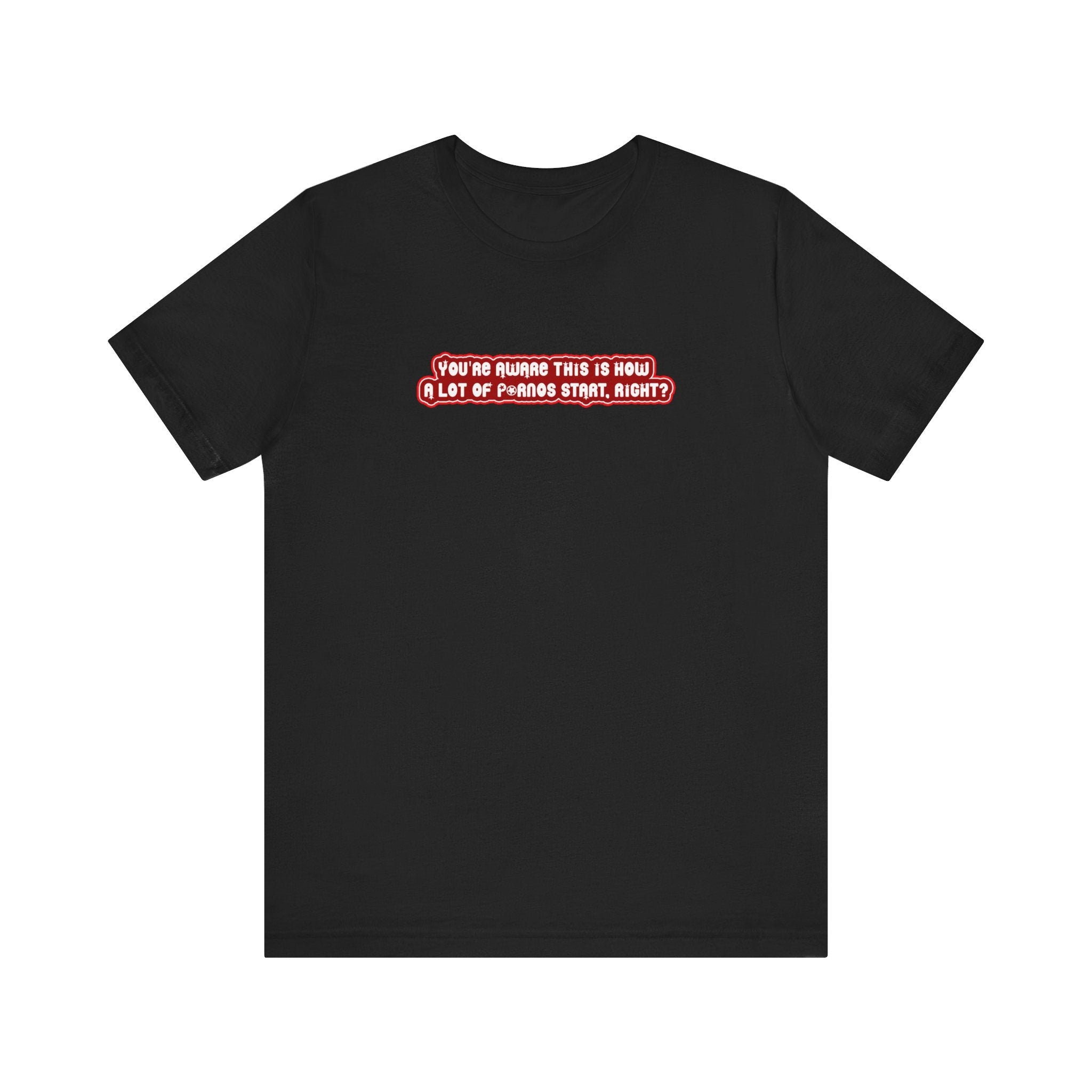 You're Aware This Is How A Lot Of Pornos Start Right? - Men's T-Shirt