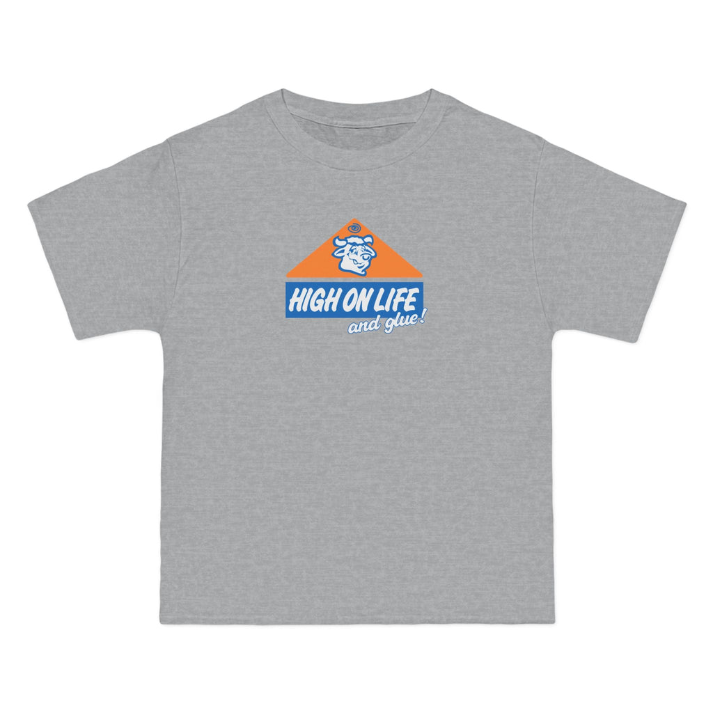 High On Life (And Glue) - Men's Heavyweight T-Shirt