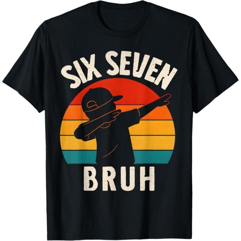 67 Meme 6 7 Numbers Dabbing Six Seven Bruh Funny Boys T-Shirt Hoodie, Sweatshirt | UrbanDripWear.com