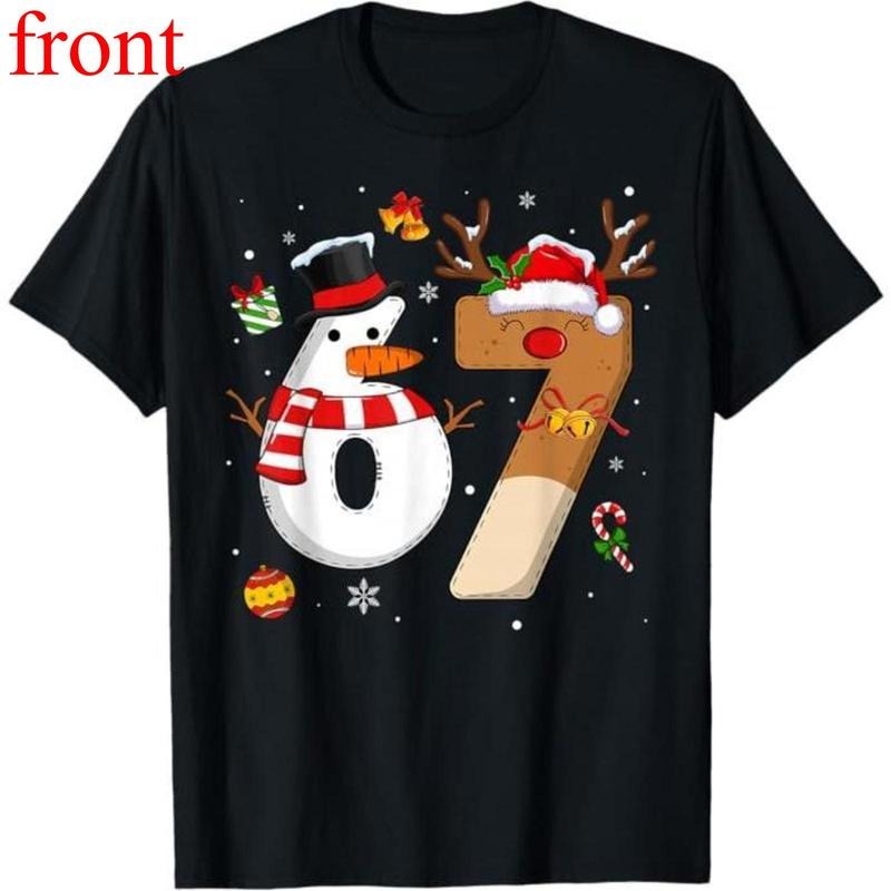 67 Six Seven Funny Christmas Shirts 6 7 Meme T-Shirt Hoodie, Sweatshirt | UrbanDripWear.com