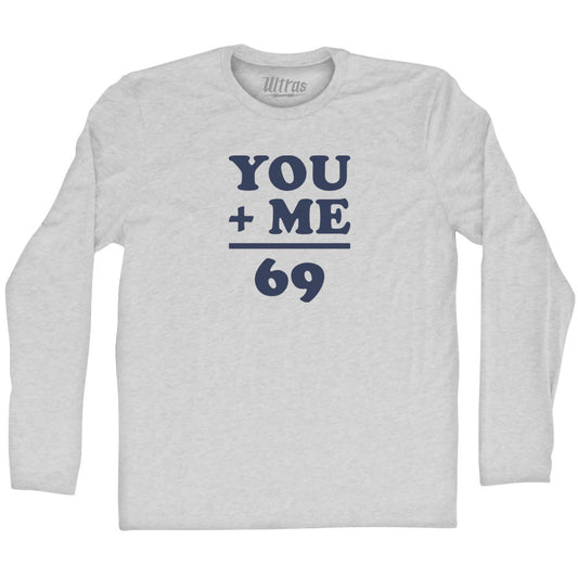 69 Math Equation Adult Cotton Long Sleeve T-shirt Style001