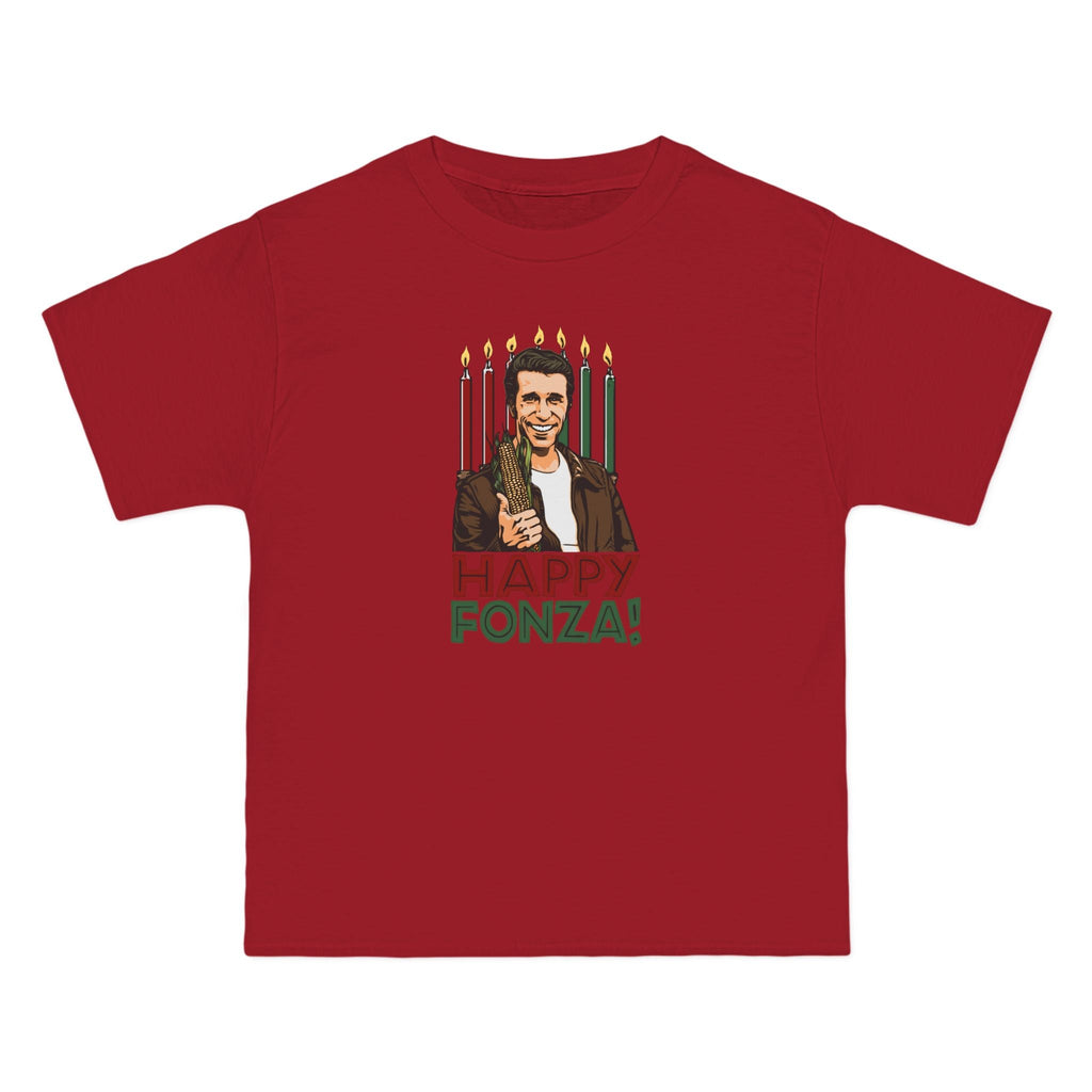 Happy Fonza! - Men's Heavyweight T-Shirt