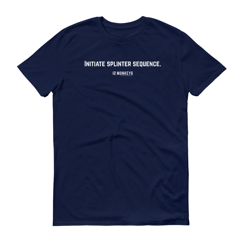 12 Monkeys Initiate Splinter Sequence Adult Short Sleeve T-Shirt