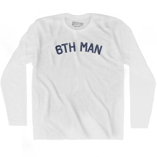 6Th Man Adult Cotton Long Sleeve T-Shirt