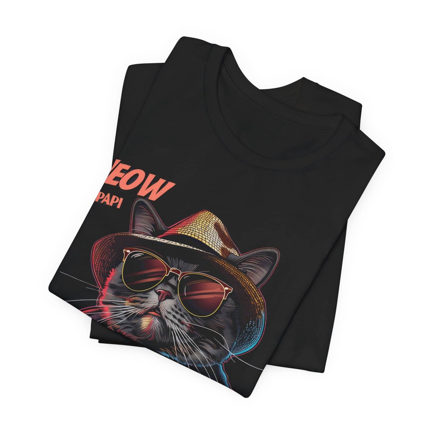 Swag Cat Tee - 'Meow Papi' Edition  Unisex Jersey Short Sleeve Tee