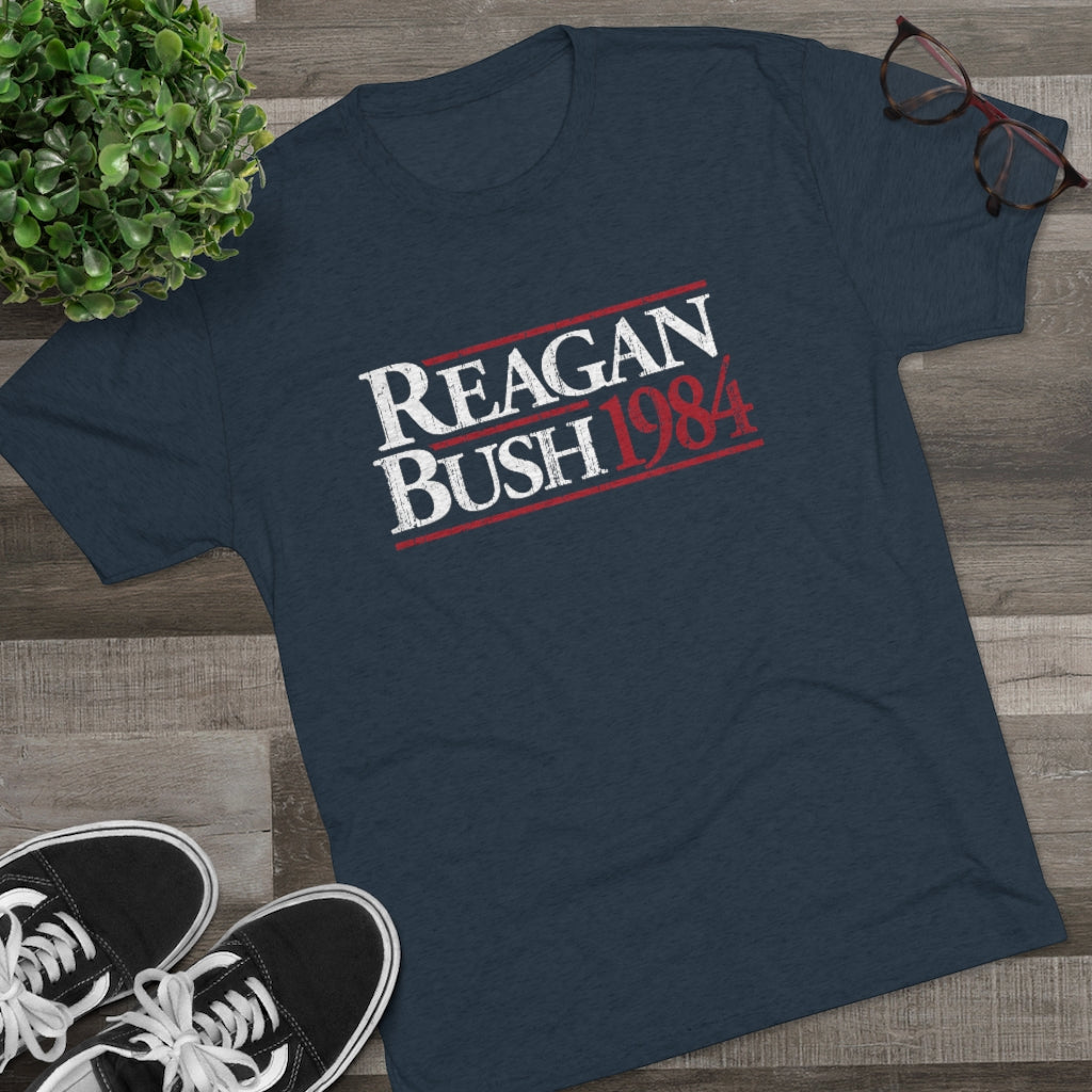 Reagan Bush '84 Men's/Unisex Tri-Blend Ultra Soft Tee