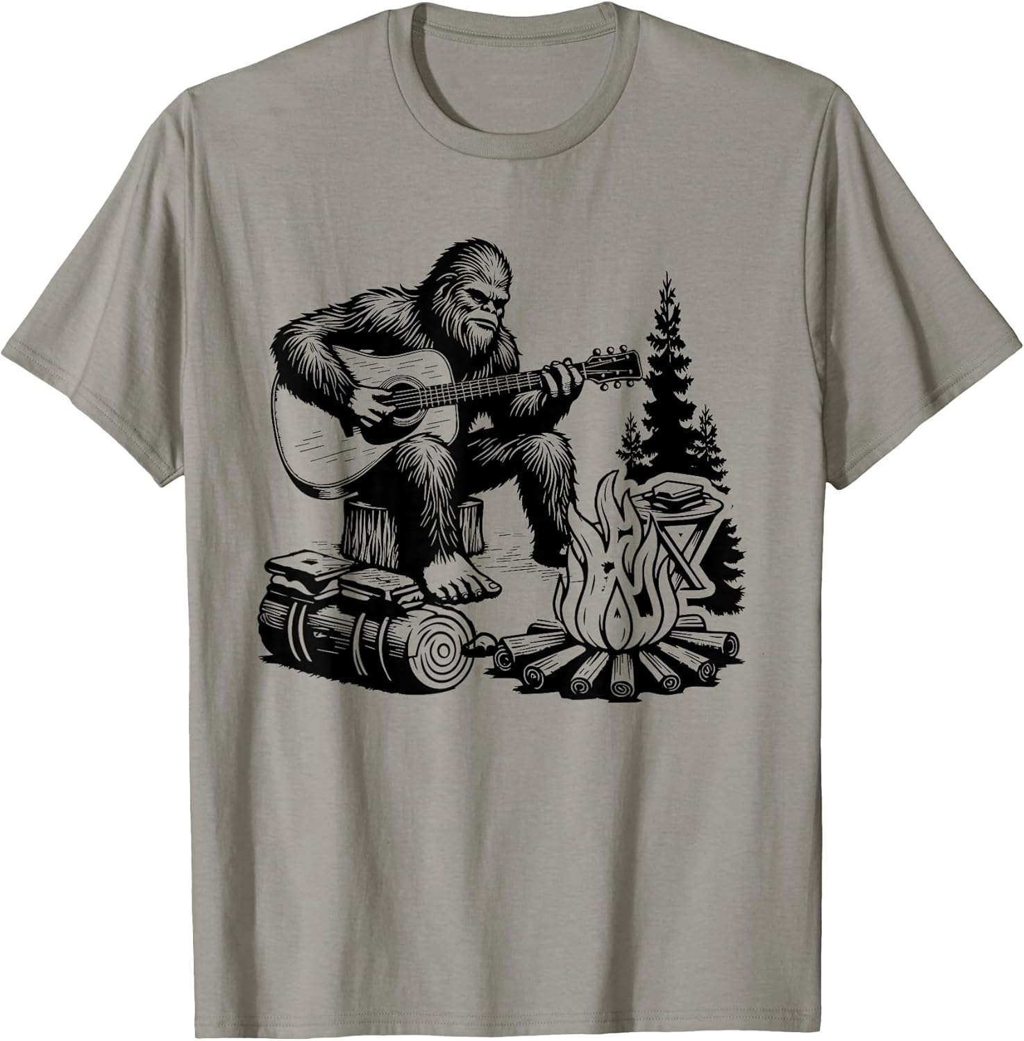 Vintage Bigfoot S'more Campfire Merch & Co