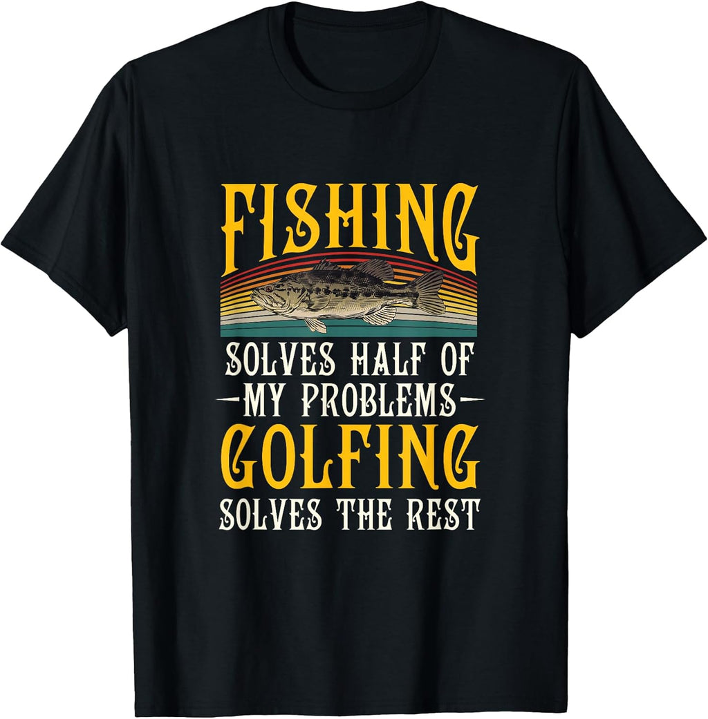 Fisherman Interest Golfer Humor Obsess