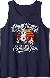 Camp Nurses Have Smores Fun Camping for Men Women Tank Top