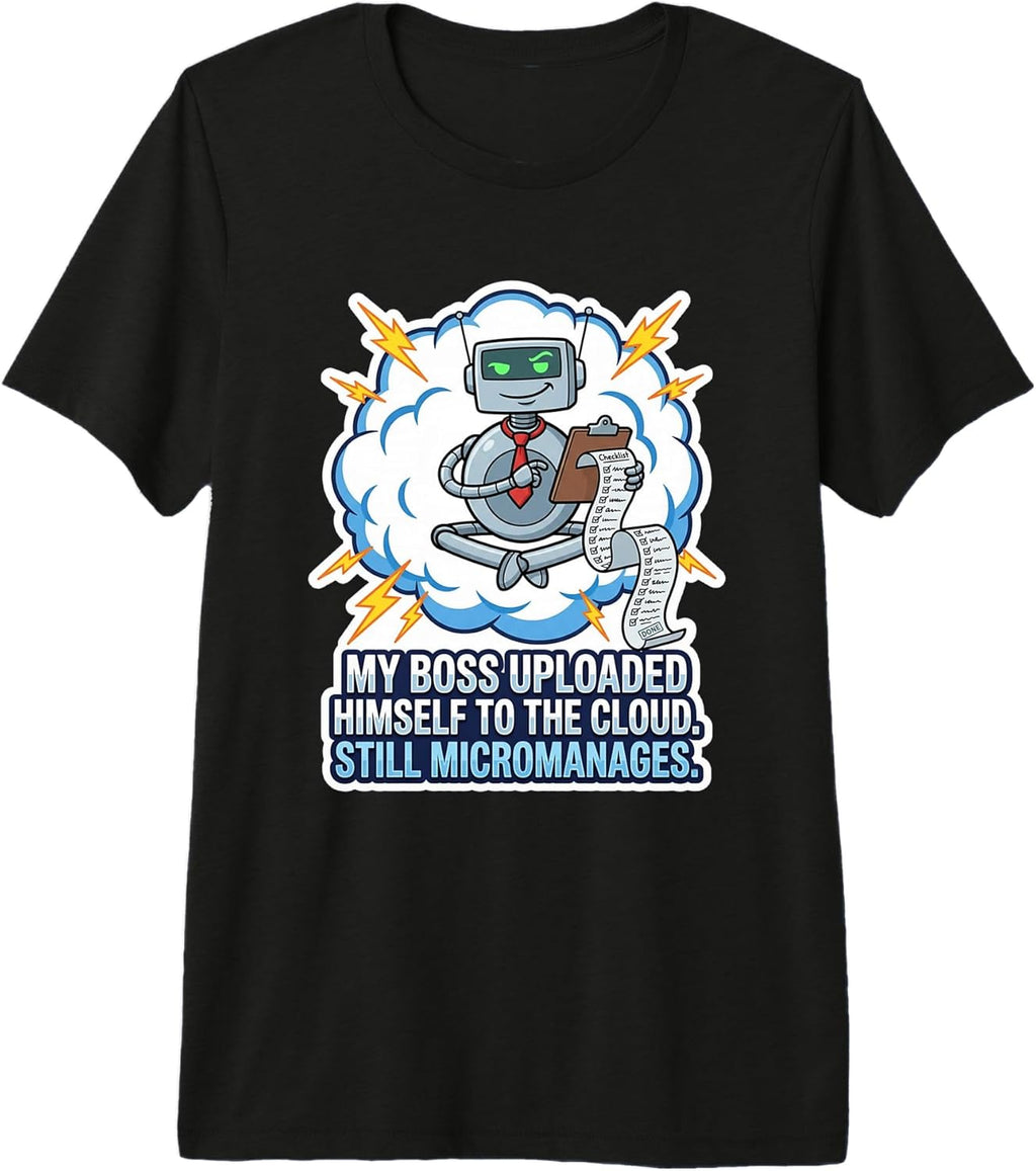 Office Humor Cloud Robot Boss Joke