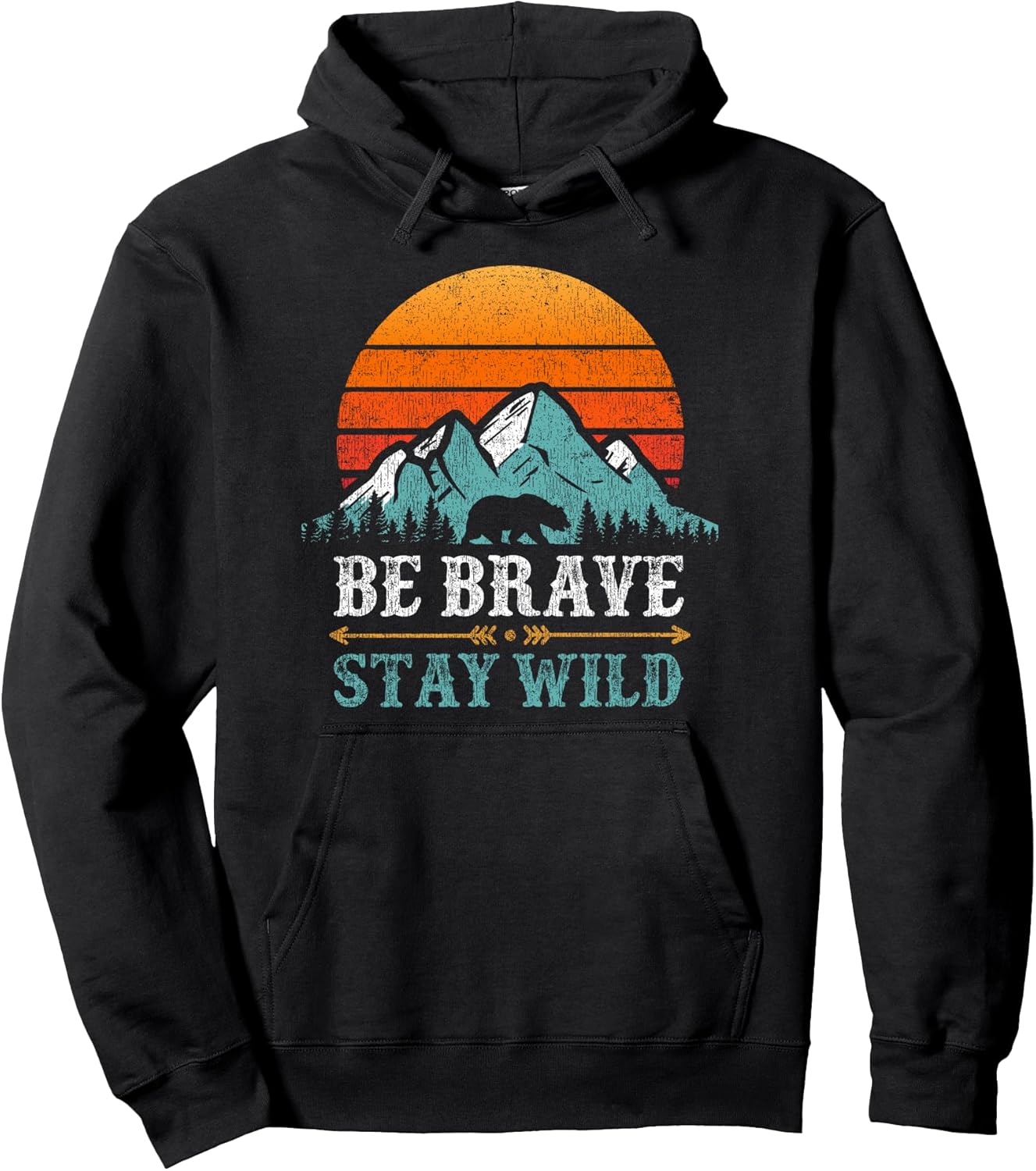 Retro Mountain Camper Gifts Hikers Men Women