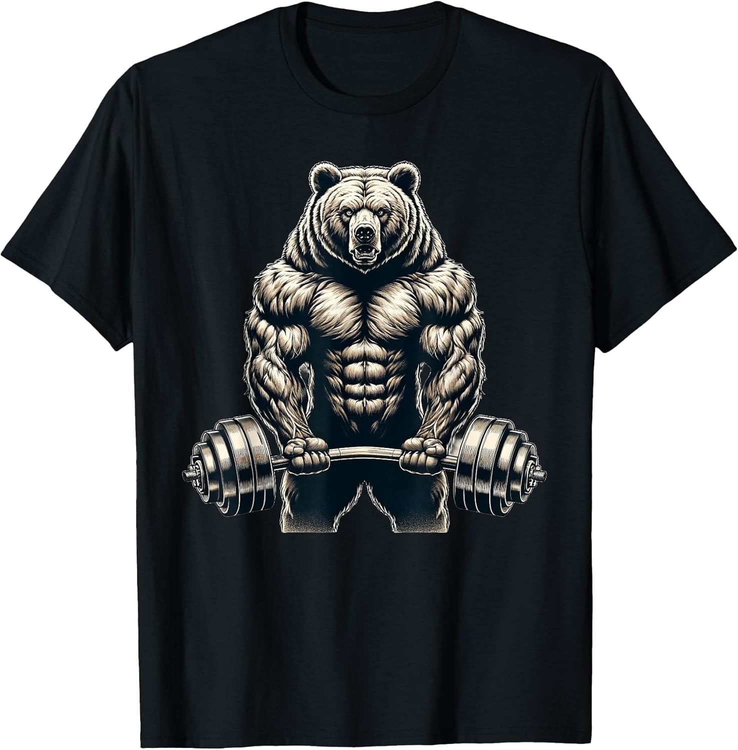 Bear Powerlifting Weightlifting Gym Apparel