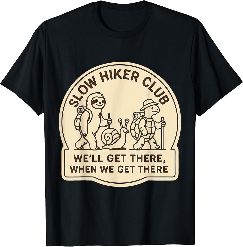 Slow Hiker Club Funny Hiking Merch