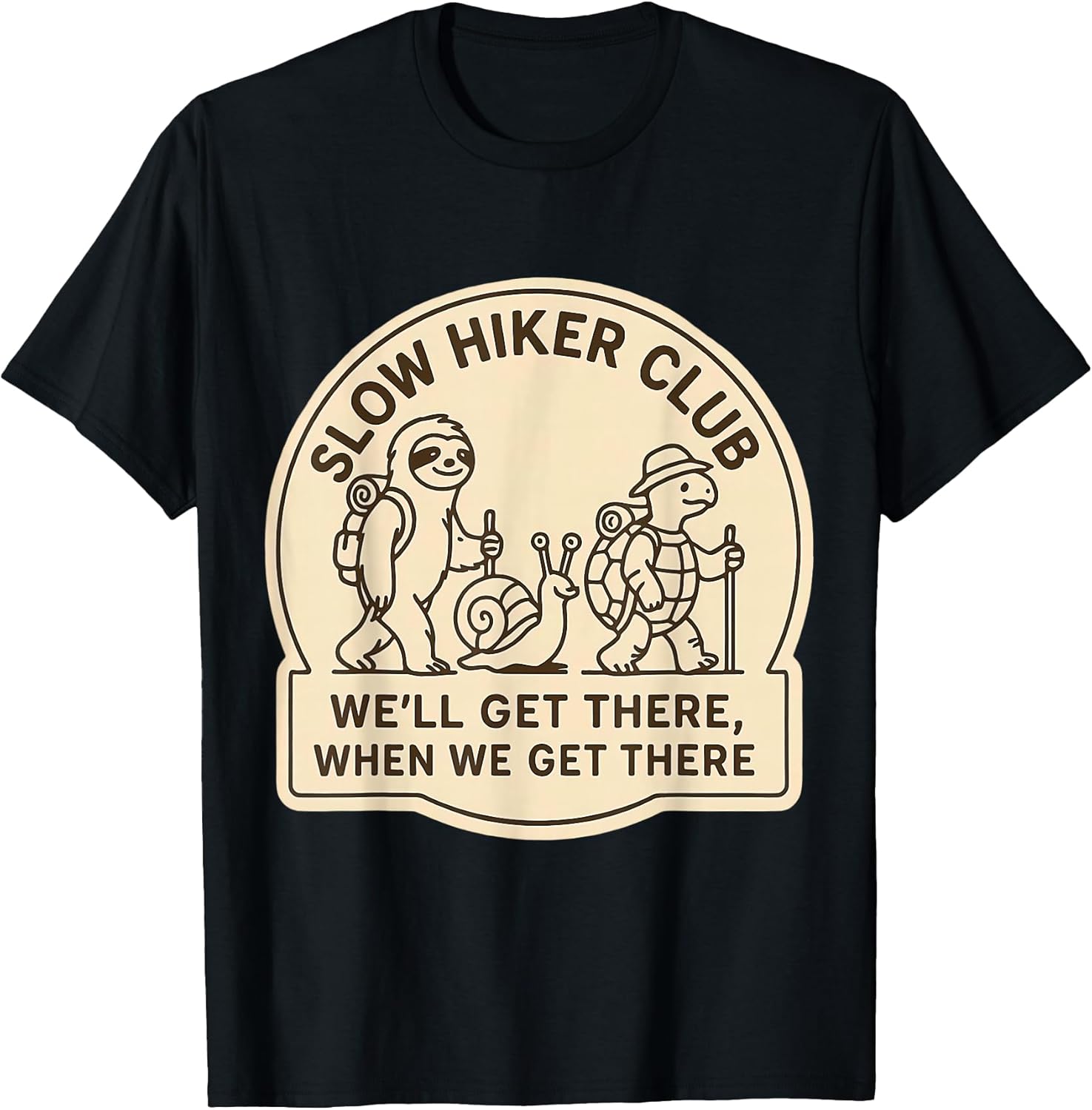 Slow Hiker Club Funny Hiking Merch