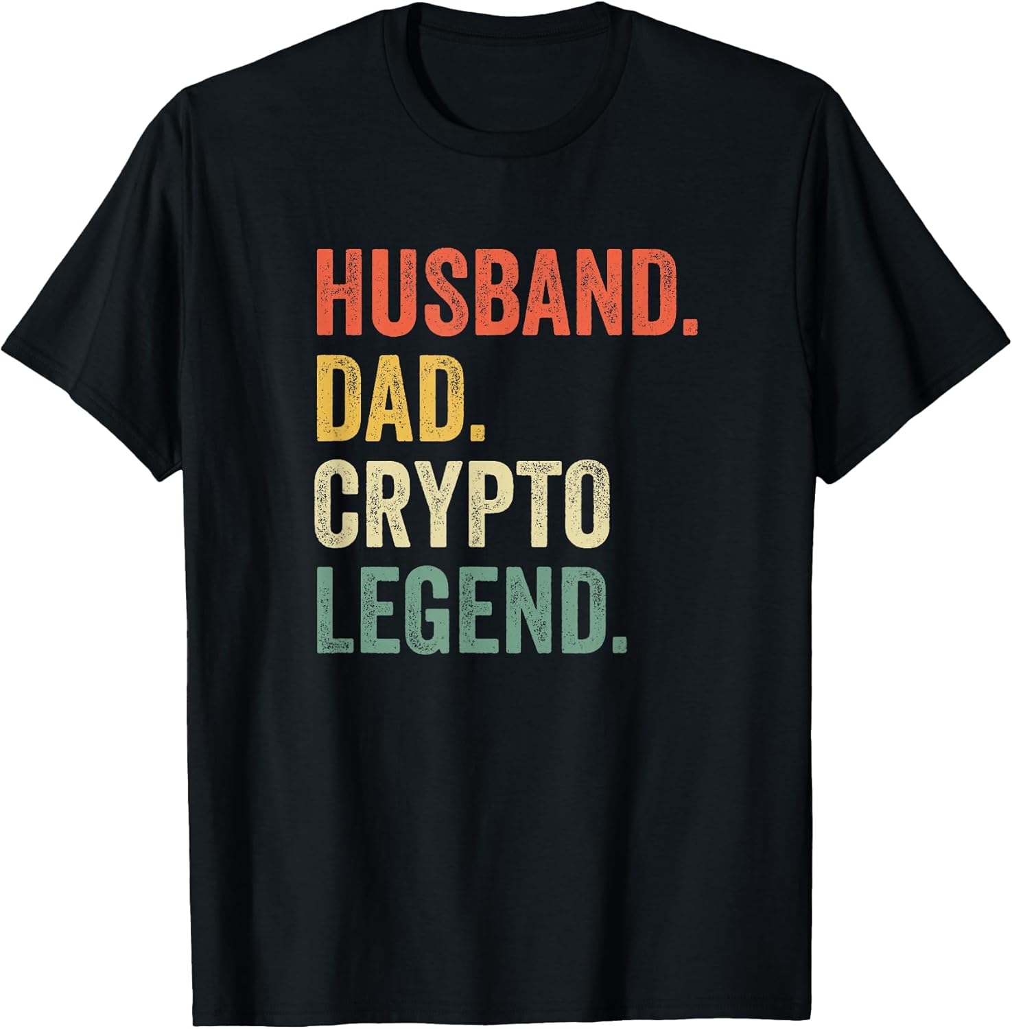 Husband Dad Crypto Art Legend Vintage Clothing Co
