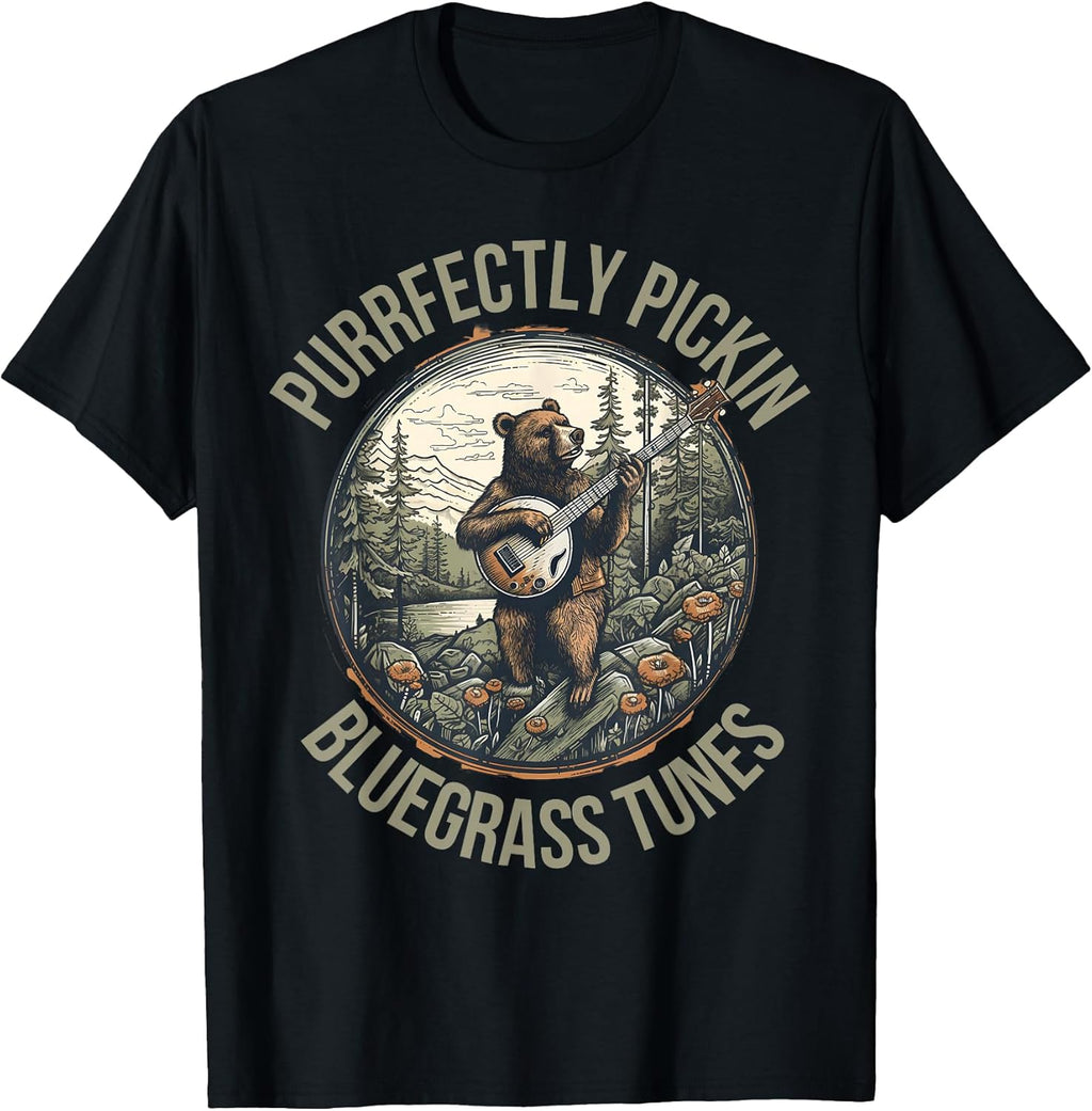 Retro Bluegrass Art Clothing Apparel Merch Shop