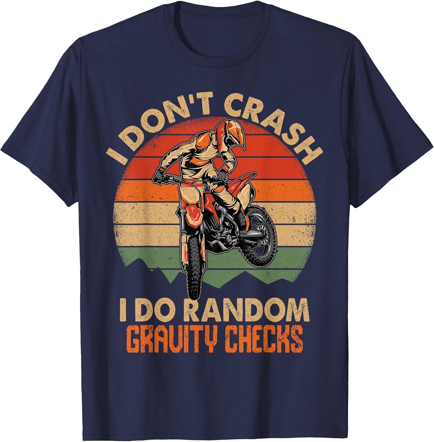 Cool Dirt Bike Gifts Motocross Rider T Shirt