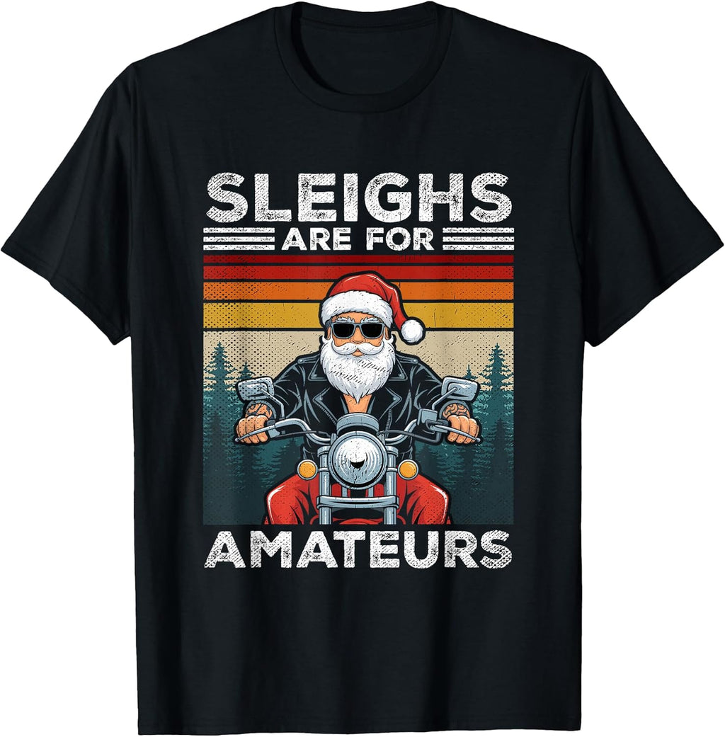 Christmas Motorbike Merch For Men Humorous Biker