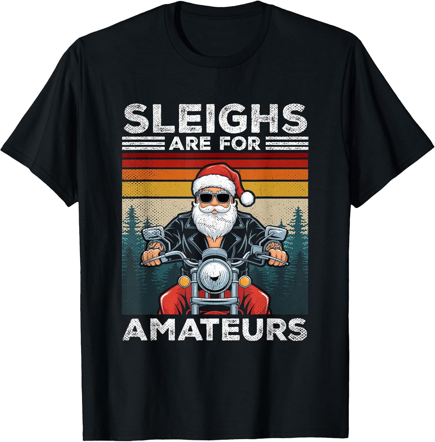 Christmas Motorbike Merch For Men Humorous Biker