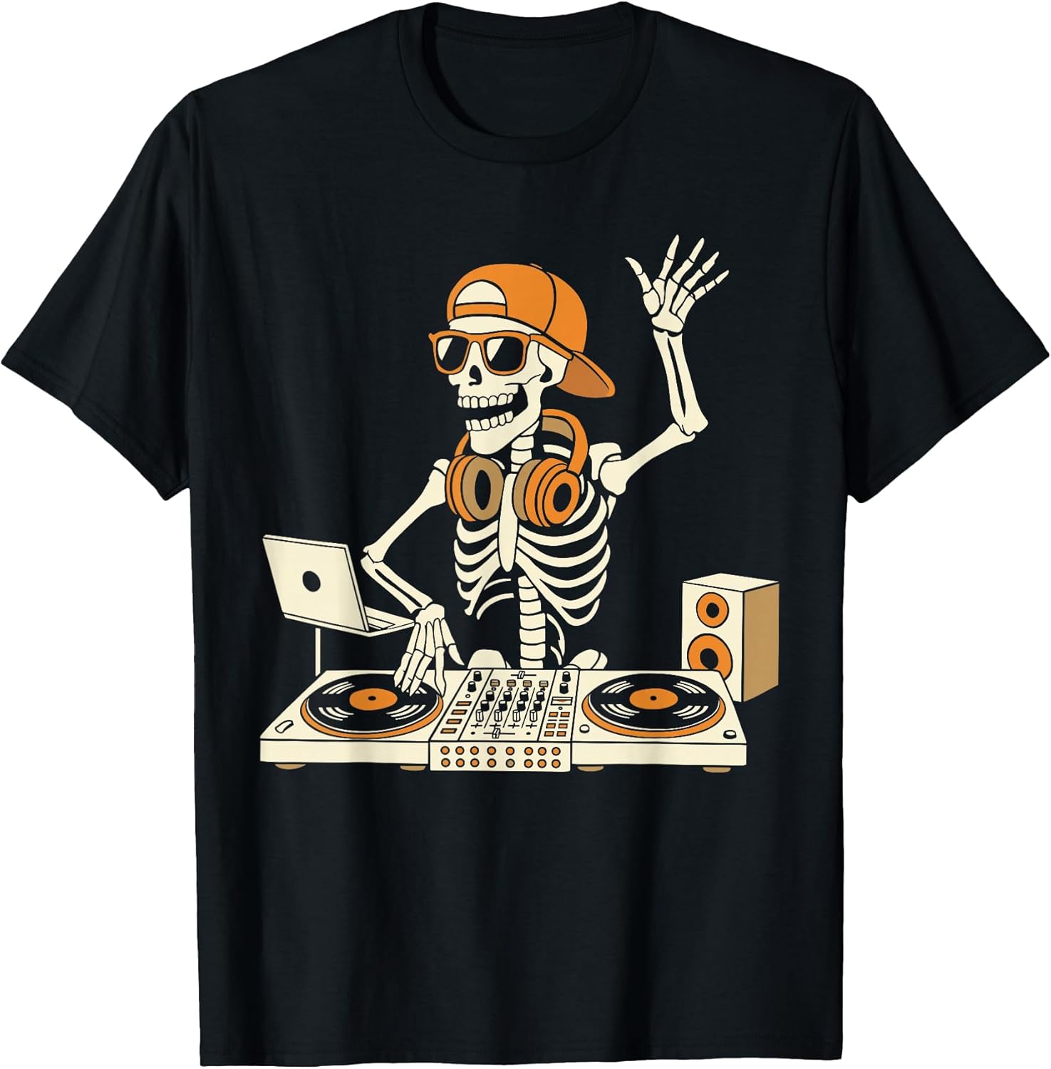 Skeleton DJ Halloween Music