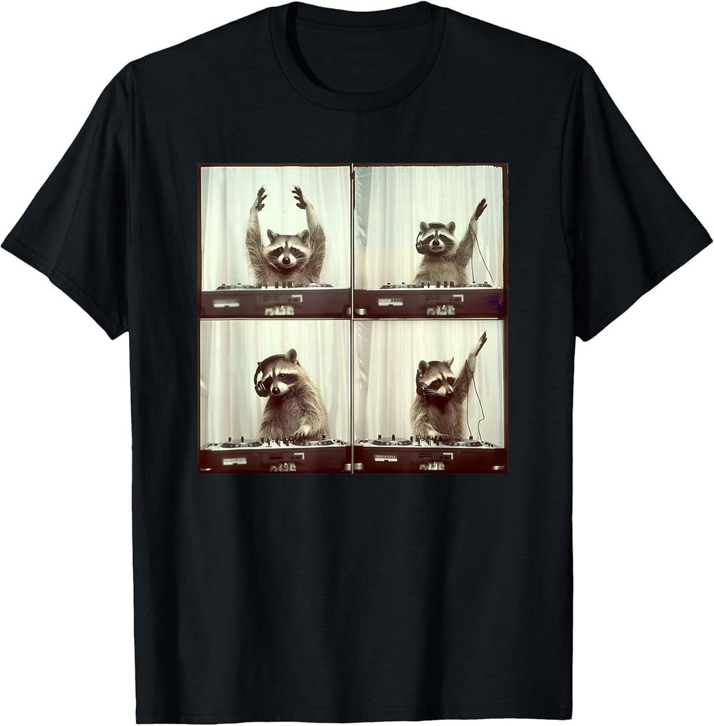 Rave DJ Animal With Headphones Music Tee Men Women