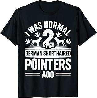 Cool German Shorthaired Pointer Art for Men Women GSP Lovers T-Shirt