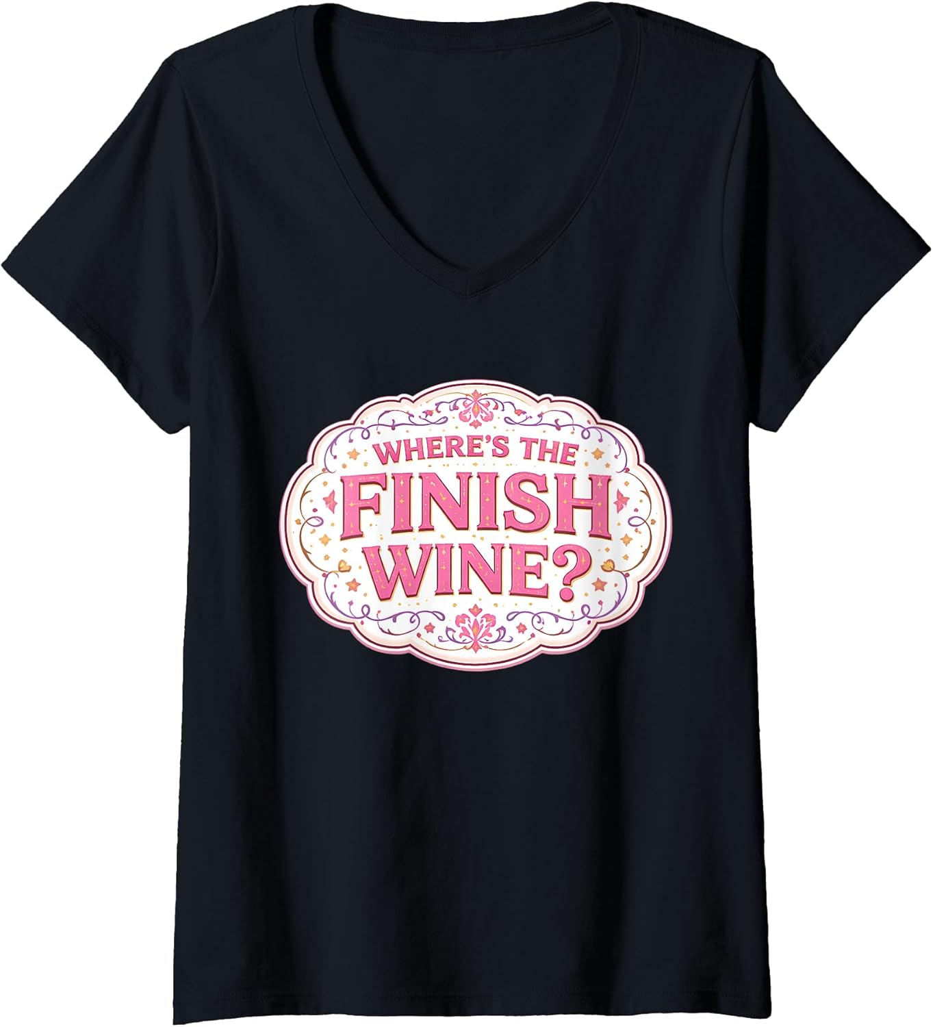Where's The Finish Wine Lover Runner Running Merch