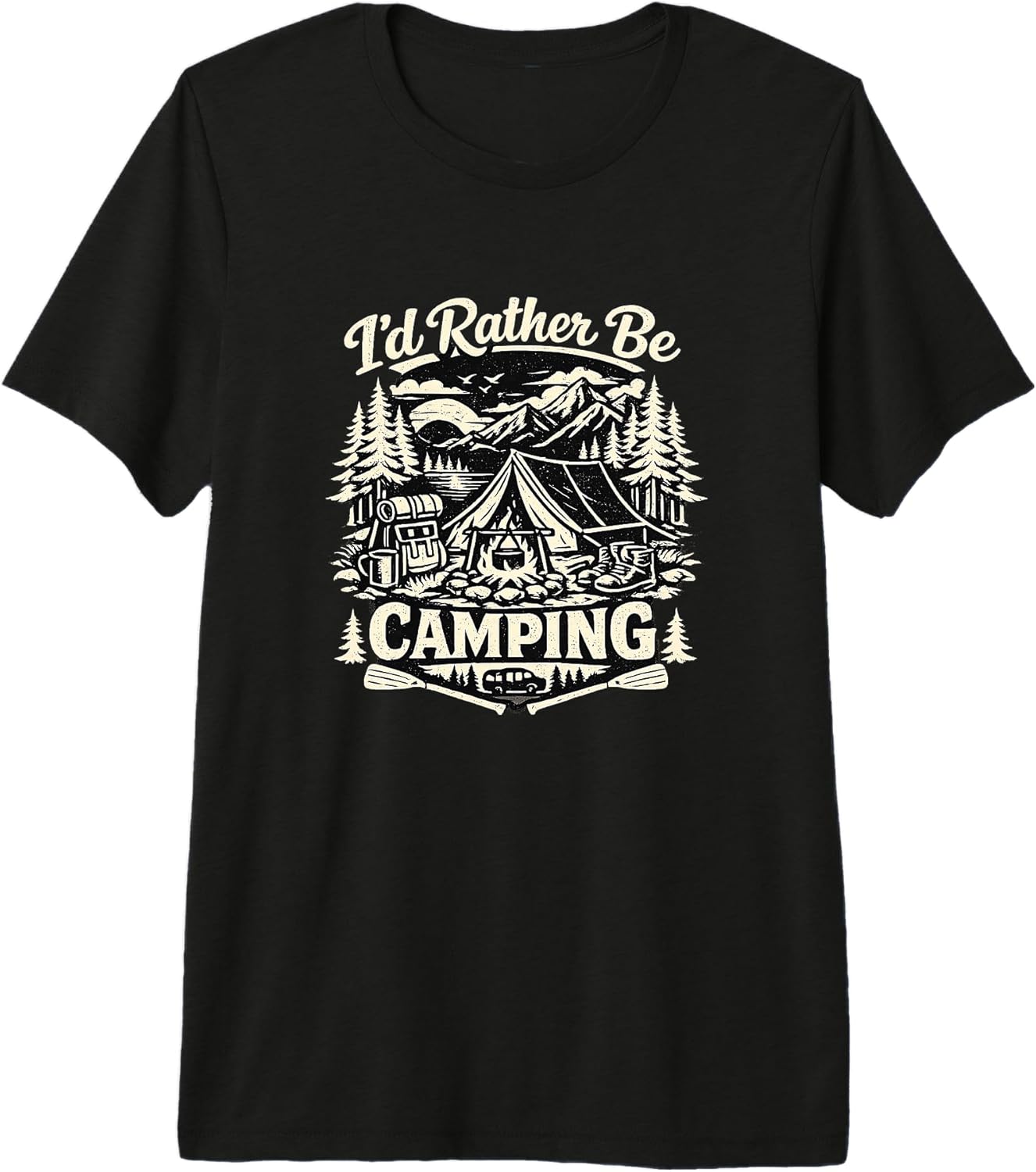 Funny Camping Outdoor Tent Nature Gift