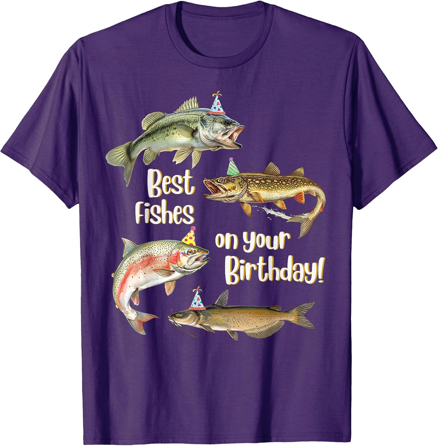 Funny Happy Birthday Fish Lovers Men Women Boy