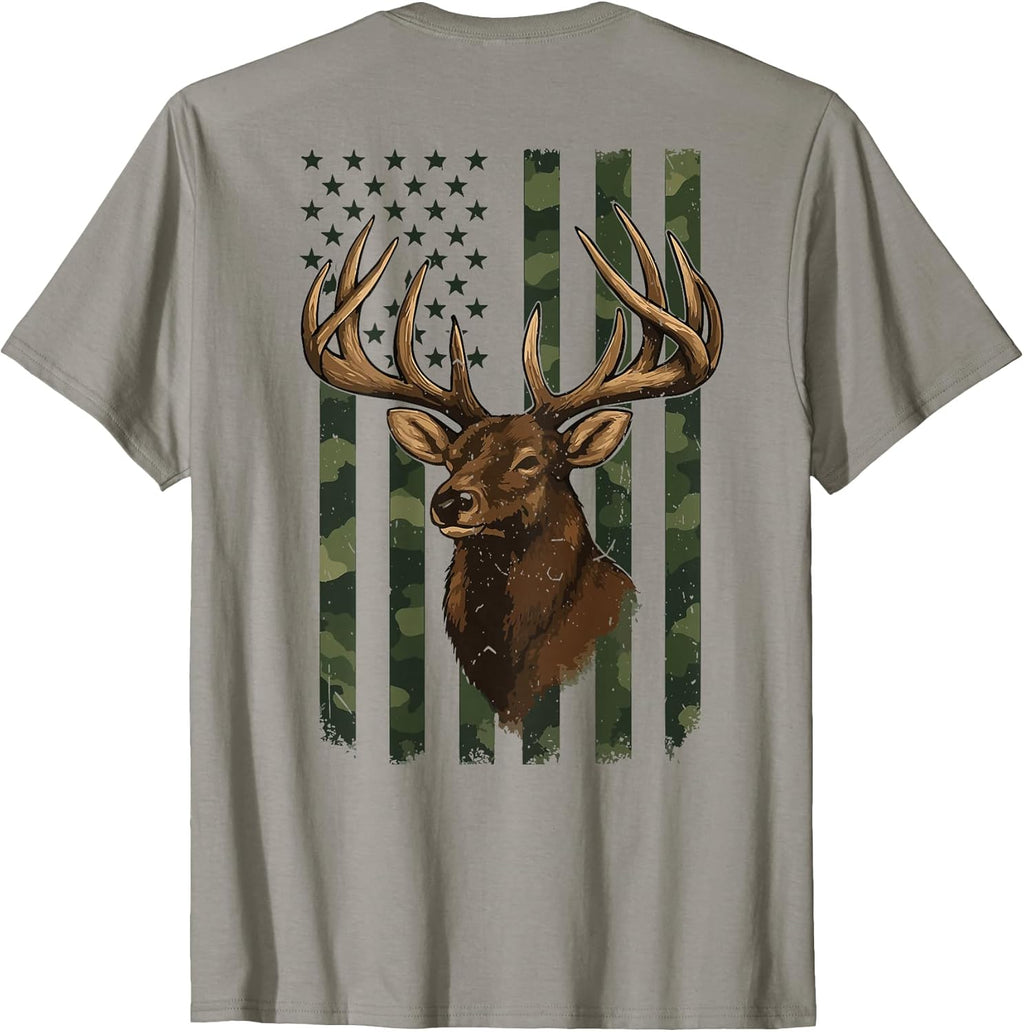 Camo American Flag Deer Hunting Camouflage youth