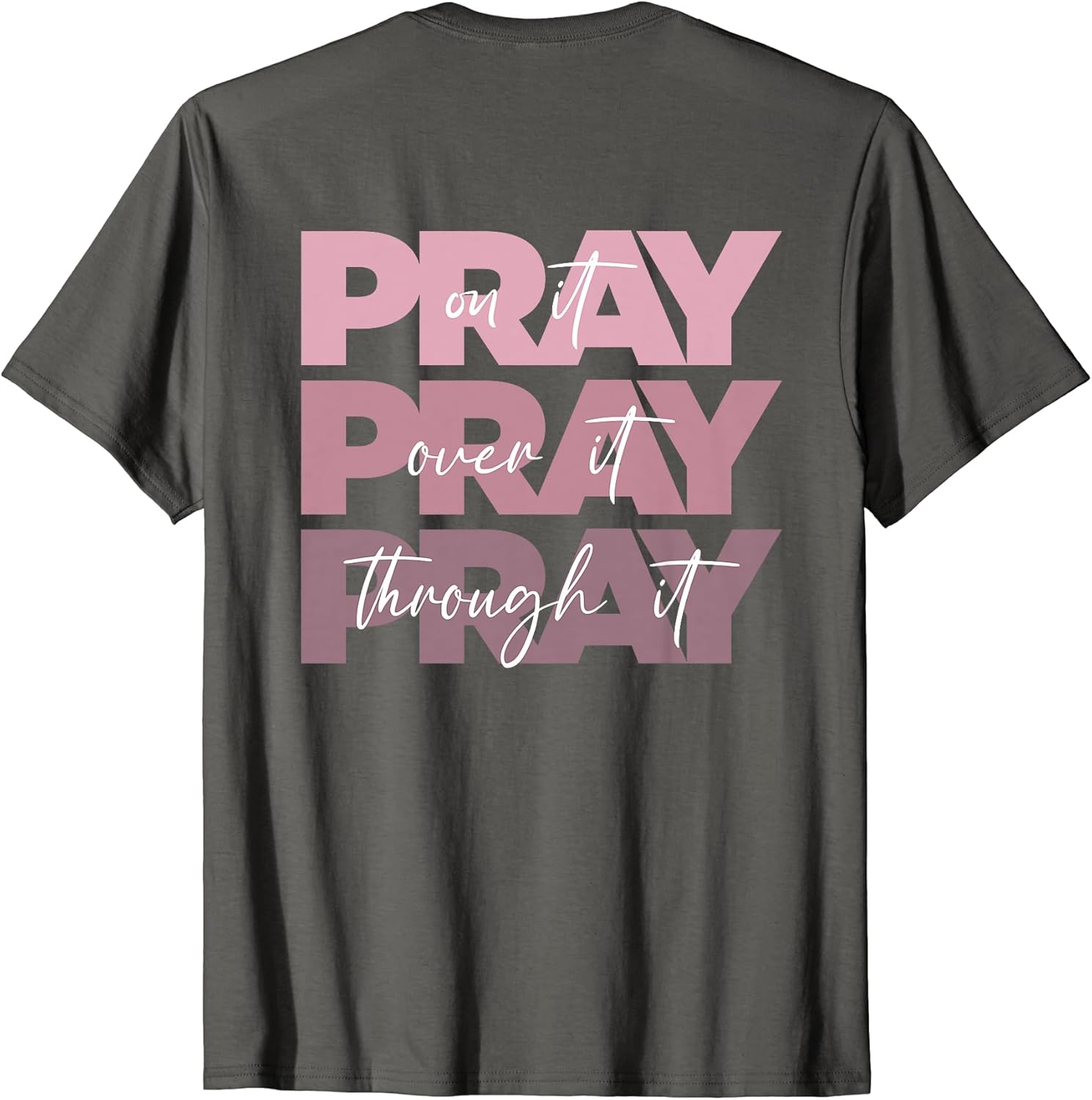 Christian Motivational Prayer Typography Text Art