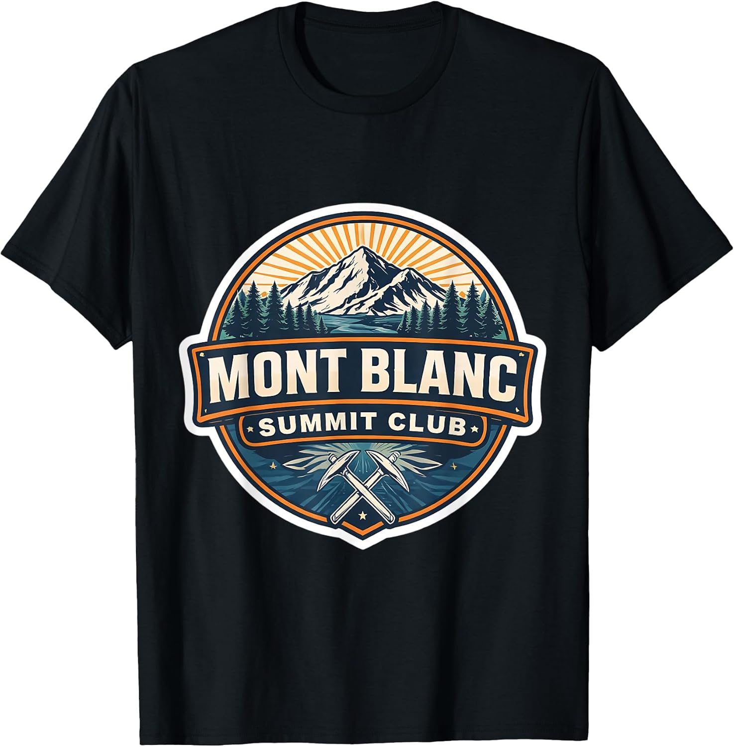 Mont Blanc Summit Club Mountain Peak Climber Merch