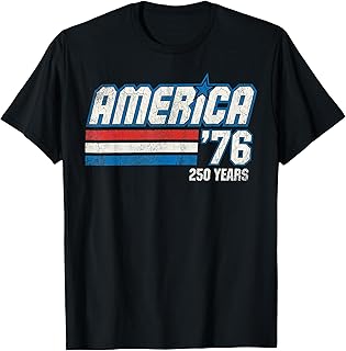 America Retro 250 Anniversary 250th USA Merchandise Freedom T-Shirt