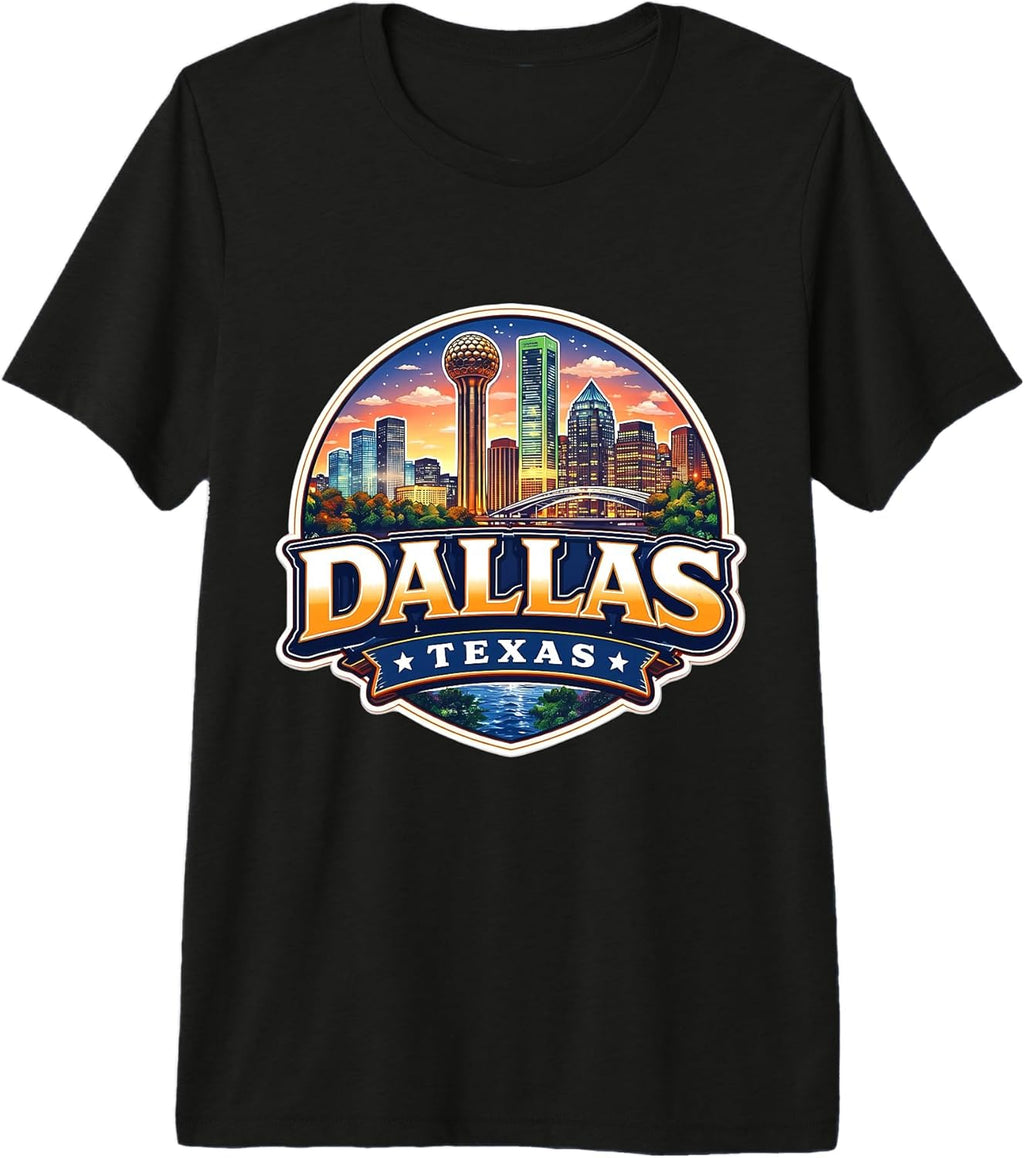 Dallas Texas Souvenir City State Retro Merch